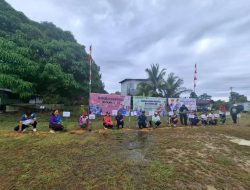 SDN 03 Jagoi Kindau Gelar Penanaman Pohon Bersama Tim Gebrak Bengkayang Asri
