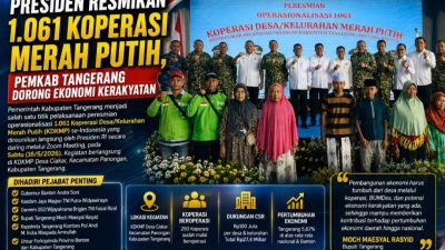 Presiden Resmikan 1.061 Koperasi Merah Putih, Pemkab Tangerang Dorong Ekonomi Kerakyatan