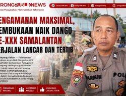 Pengamanan Maksimal, Pembukaan Naik Dango ke-XXX Samalantan Berjalan Lancar dan Tertib