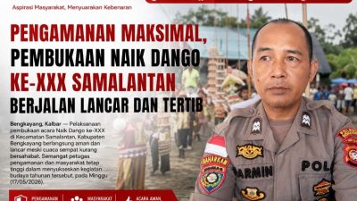 Pengamanan Maksimal, Pembukaan Naik Dango ke-XXX Samalantan Berjalan Lancar dan Tertib