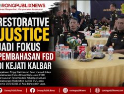 Restorative Justice Jadi Fokus Pembahasan FGD di Kejati Kalbar