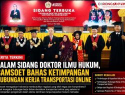 Dalam Sidang Doktor Ilmu Hukum, Bamsoet Bahas Ketimpangan Hubungan Kerja Transportasi Online