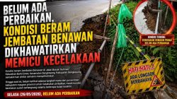 Belum Ada Perbaikan, Kondisi Beram Jembatan Benawan Dikhawatirkan Memicu Kecelakaan