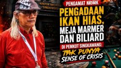 Pengamat Kritik Pengadaan Ikan Hias, Meja Marmer dan Biliard di Pemkot Singkawang: Tak Punya Sense of Crisis