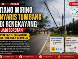 Tiang Miring Nyaris Tumbang di Bengkayang Jadi Sorotan, PLN dan Telkom Beri Keterangan Berbeda