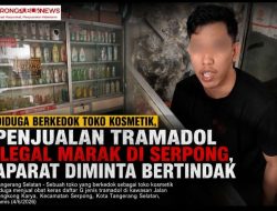 Diduga Berkedok Toko Kosmetik, Penjualan Tramadol Ilegal Marak di Serpong, Aparat Diminta Bertindak