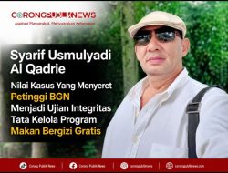 Syarif Usmulyadi Al Qadrie Nilai Kasus Yang Menyeret Petinggi BGN Menjadi Ujian Integritas Tata Kelola Program Makan Bergizi Gratis