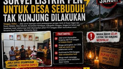 Disampaikan di Hadapan Bupati, Survei Listrik PLN Untuk Desa Sebuduh Tak Kunjung Dilakukan