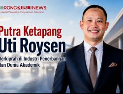 Putra Ketapang Uti Roysen Berkiprah di Industri Penerbangan dan Dunia Akademik