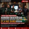 Gagalkan Peredaran Narkoba Skala Besar, Kodam XII/Tpr Amankan 21,4 Kg Sabu dan Serahkan WNA Malaysia ke BNNP Kalbar