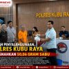 Cegah Penyalahgunaan, Polres Kubu Raya Musnahkan 50,06 Gram Sabu