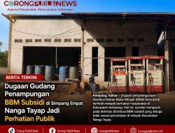 Dugaan Gudang Penampungan BBM Subsidi di Simpang Empat Nanga Tayap Jadi Perhatian Publik