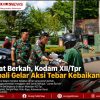 Jum’at Berkah, Kodam XII/Tpr Kembali Gelar Aksi Tebar Kebaikan