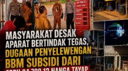 Masyarakat Desak Aparat Bertindak Tegas, Dugaan Penyelewengan BBM Subsidi Dari SPBU 64.788.12 Nanga Tayap Mengemuka