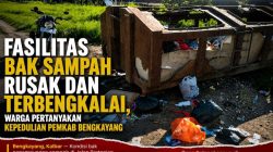 Fasilitas Bak Sampah Rusak dan Terbengkalai, Warga Pertanyakan Kepedulian Pemkab Bengkayang
