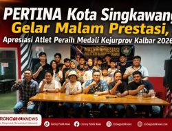 PERTINA Kota Singkawang Gelar Malam Prestasi, Apresiasi Atlet Peraih Medali Kejurprov Kalbar 2026