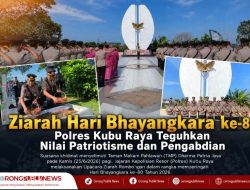 Ziarah Hari Bhayangkara ke-80, Polres Kubu Raya Teguhkan Nilai Patriotisme dan Pengabdian