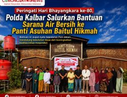 Peringati Hari Bhayangkara ke-80, Polda Kalbar Salurkan Bantuan Sarana Air Bersih ke Panti Asuhan Baitul Hikmah
