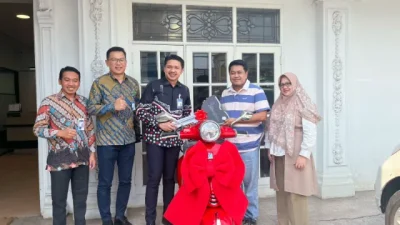 ​Apresiasi Nasabah, BRI BO Panglima Polim Berikan Hadiah Utama Motor Vespa