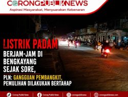 Listrik Padam Berjam-jam di Bengkayang Sejak Sore, PLN: Gangguan Pembangkit, Pemulihan Dilakukan Bertahap