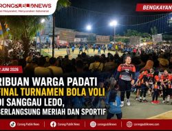 Ribuan Warga Padati Final Turnamen Bola Voli di Sanggau Ledo, Berlangsung Meriah dan Sportif 