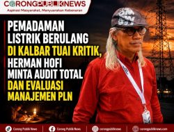 Pemadaman Listrik Berulang di Kalbar Tuai Kritik, Herman Hofi Minta Audit Total dan Evaluasi Manajemen PLN