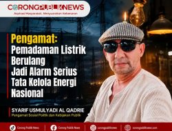 Pengamat: Pemadaman Listrik Berulang Jadi Alarm Serius Tata Kelola Energi Nasional