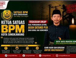 Ketua Satgas BPM Kota Singkawang Tegaskan Sikap Soal Pemadaman Listrik, Akan Datangi PLN dan Kawal Hak Konsumen