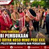 Kasdim 1204/Sanggau Hadiri Pembukaan Gawai Dayak Nosu Minu Podi XXII, Dukung Pelestarian Budaya dan Persatuan