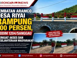 Jembatan Aramco Desa Riyai Rampung 100 Persen, Kodim 1204/Sanggau Perkuat Akses dan Kesejahteraan Masyarakat