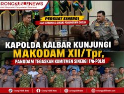 Kapolda Kalbar Kunjungi Makodam XII/Tpr, Pangdam Tegaskan Komitmen Sinergi TNI-Polri