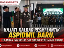 Kajati Kalbar Resmi Lantik Aspidmil Baru, Tekankan Integritas dan Sinergi Penegakan Hukum