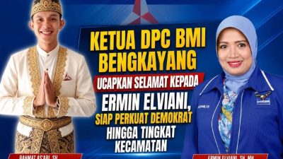 Ketua DPC BMI Bengkayang Ucapkan Selamat Kepada Ermin Elviani, Siap Perkuat Demokrat Hingga Tingkat Kecamatan
