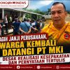 Tagih Janji Perusahaan, Warga Kembali Datangi PT MKI Desak Realisasi Kesepakatan dan Pernyataan Tertulis