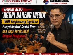 Respons Acara ‘Ngopi Bareng Media’, IWOI Singkawang Ingatkan Fungsi Kontrol Sosial Pers dan Jaga Jarak Ideal Dengan Penguasa