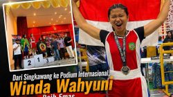 Dari Singkawang ke Podium Internasional, Winda Wahyuni Raih Emas Pada Debut Pertama di Malaysia