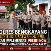 Kapolres Bengkayang Apresiasi Kinerja Personel, Tegaskan Implementasi PRESISI NOW Dan Pelayanan Humanis Kepada Masyarakat