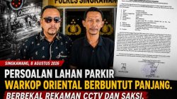 Persoalan Lahan Parkir Warkop Oriental Berbuntut Panjang, Berbekal Rekaman CCTV dan Saksi, Korban Resmi Laporkan MZ Kepolisi