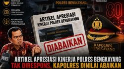 Artikel Apresiasi Kinerja Polres Bengkayang Tak Direspons, Kapolres Dinilai Abaikan Kemitraan Pers