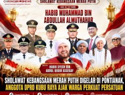 Sholawat Kebangsaan Merah Putih Digelar di Pontianak, Anggota DPRD Kubu Raya Ajak Warga Perkuat Persatuan