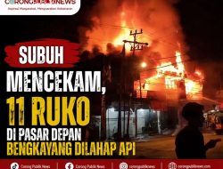 Subuh Mencekam, 11 Ruko di Pasar Depan Bengkayang Dilahap Api