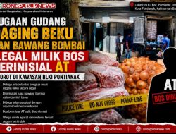 Dugaan Gudang Daging Beku dan Bawang Bombai Ilegal Milik Bos Berinisial AT Disorot di Kawasan BLKI Pontianak