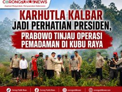 Karhutla Kalbar Jadi Perhatian Presiden, Prabowo Tinjau Operasi Pemadaman di Kubu Raya