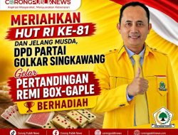 Meriahkan HUT RI ke-81 dan Jelang Musda, DPD Partai Golkar Singkawang Gelar Pertandingan Remi Box-Gaple Berhadiah