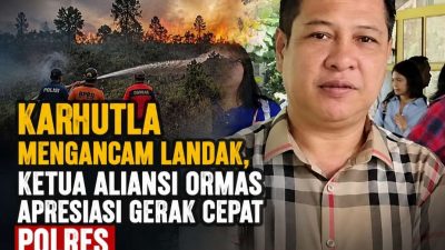 Karhutla Mengancam Landak, Ketua Aliansi Ormas Apresiasi Gerak Cepat Polres