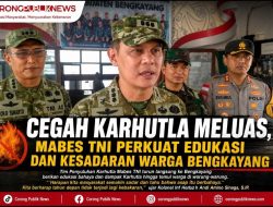 Cegah Karhutla Meluas, Mabes TNI Perkuat Edukasi dan Kesadaran Warga Bengkayang