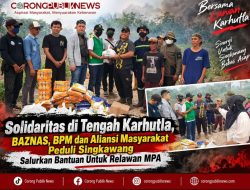 Solidaritas di Tengah Karhutla, BAZNAS, BPM dan Aliansi Masyarakat Peduli Singkawang Salurkan Bantuan Untuk Relawan MPA