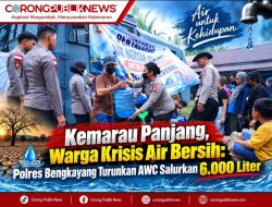 Kemarau Panjang, Warga Krisis Air Bersih: Polres Bengkayang Turunkan AWC Salurkan 6.000 Liter