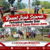 Rawat Jejak Sejarah, Forkopimca Mandor Gelar Jumat Bersih di Taman Makam Juang