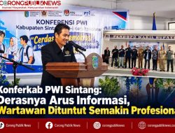 Konferkab PWI Sintang, Derasnya Arus Informasi, Wartawan Dituntut  Semakin Profesional